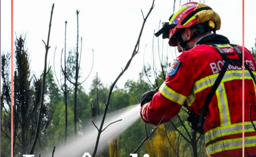 O alerta para o incêndio em Meimão no concelho de Penamacor