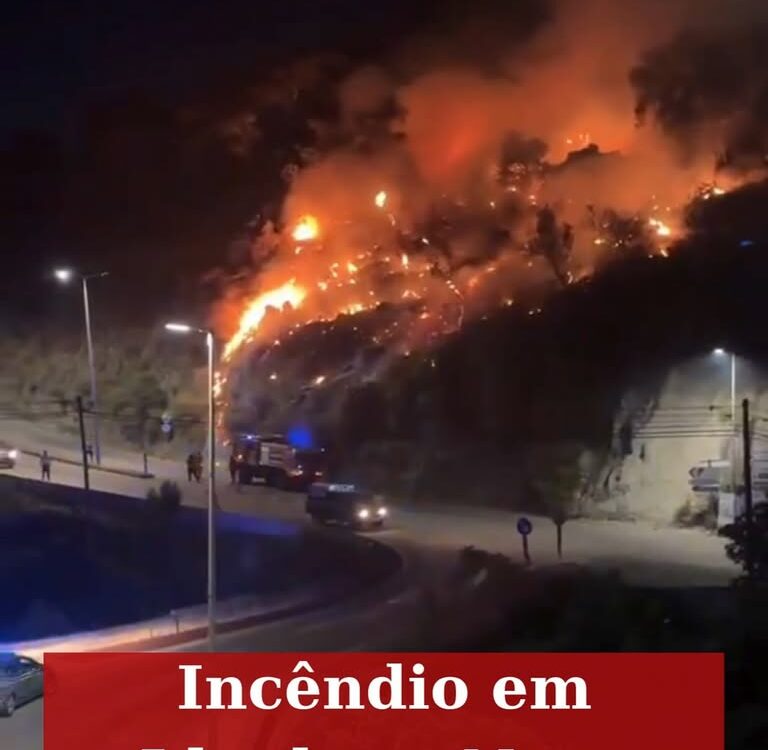 O alerta para um incêndio em zona de mato junto à vila de Idanha-a-Nova foi dado