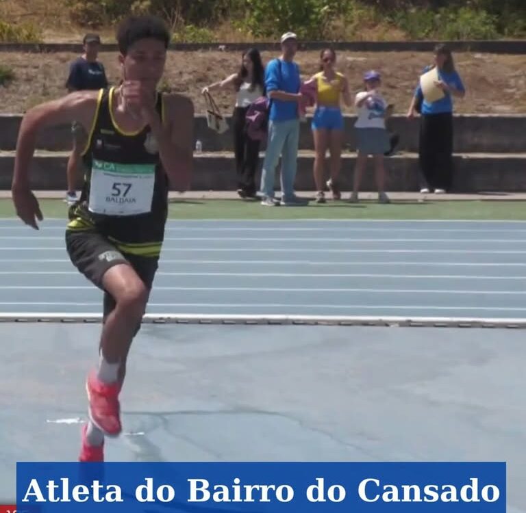 O atleta Luís Baldaia, da Associação do Bairro do Cansado