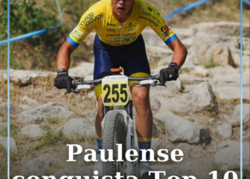 O jovem atleta paulense Francisco Macedo, de 17 anos