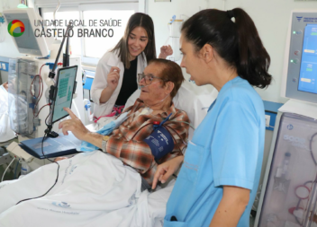 O projeto ‘Tempo com Sentido’ foi inaugurado da Unidade de Diálise do Hospital A