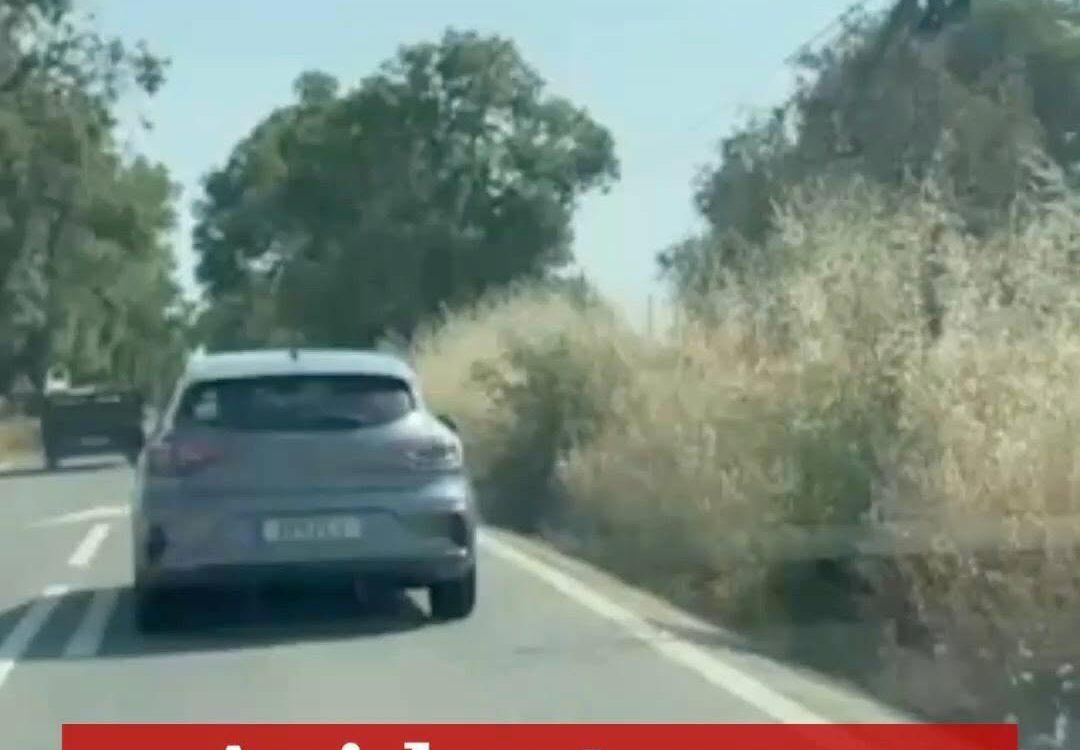 Ocorreu o despiste de um veículo ligeiro de passageiros na Estrada Nacional 233