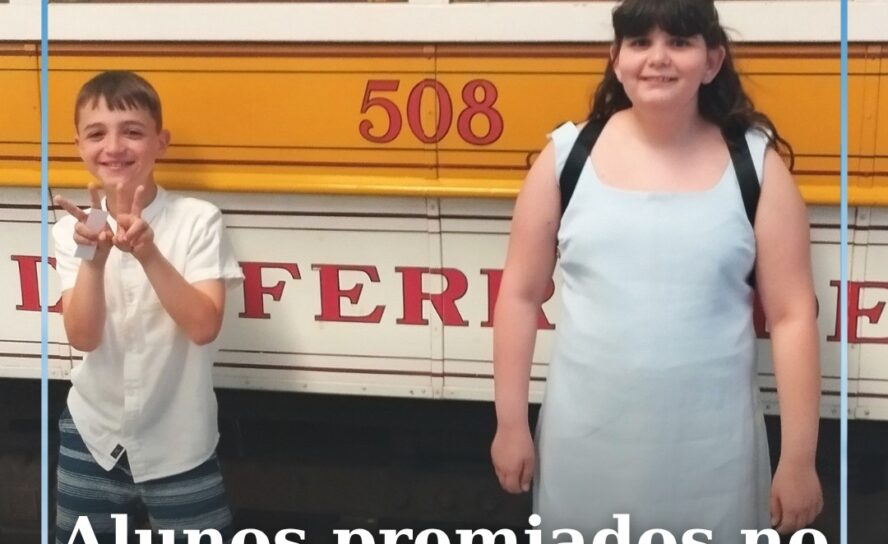 Os Alunos João Pais e Eva Pires
