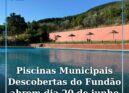 Piscinas Municipais Descobertas do Fundão reabrem a 20 de junho