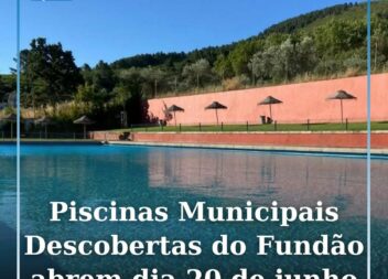 Piscinas Municipais Descobertas do Fundão reabrem a 20 de junho