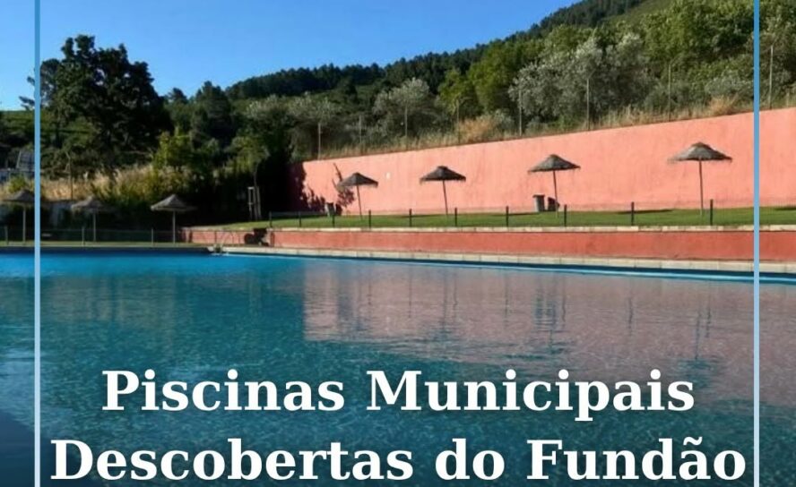 Piscinas Municipais Descobertas do Fundão reabrem a 20 de junho