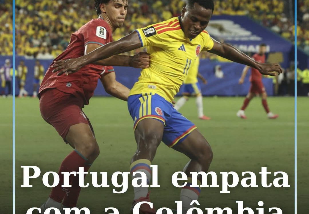 Portugal e Colômbia empatam 0-0