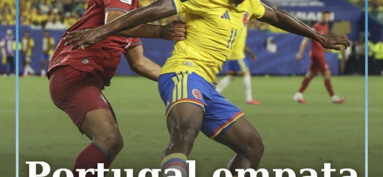 Portugal e Colômbia empatam 0-0