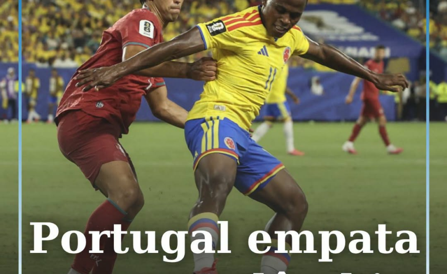Portugal e Colômbia empatam 0-0