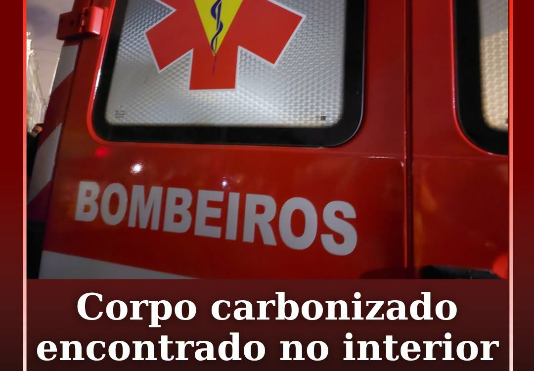 Um corpo carbonizado foi encontrado esta quinta-feira, 25 de junho