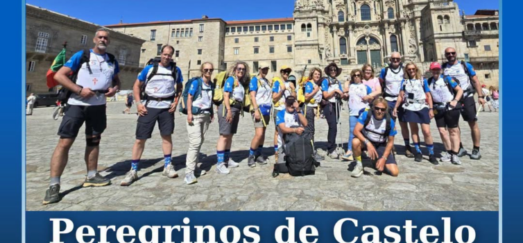 Um grupo de 14 peregrinos do Centro de Cultura e Desporto do Pessoal da Câmara M