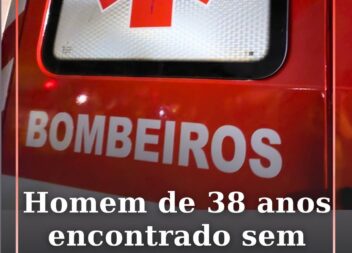 Um homem, de 38 anos, foi encontrado sem vida na madrugada desta segunda-feira,