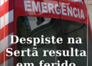 Um homem de 40 anos ficou gravemente ferido na sequência do despiste de um motoc