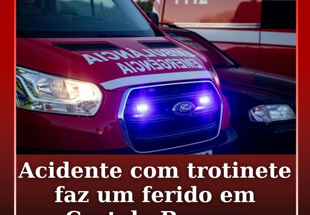 Uma pessoa de 61 anos ficou com ferimento ligeiros na sequência de uma colisão e