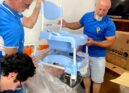 Veteranos de Alcains oferecem equipamentos para o Lar Major Rato