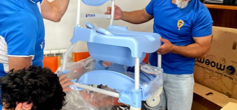 Veteranos de Alcains oferecem equipamentos para o Lar Major Rato