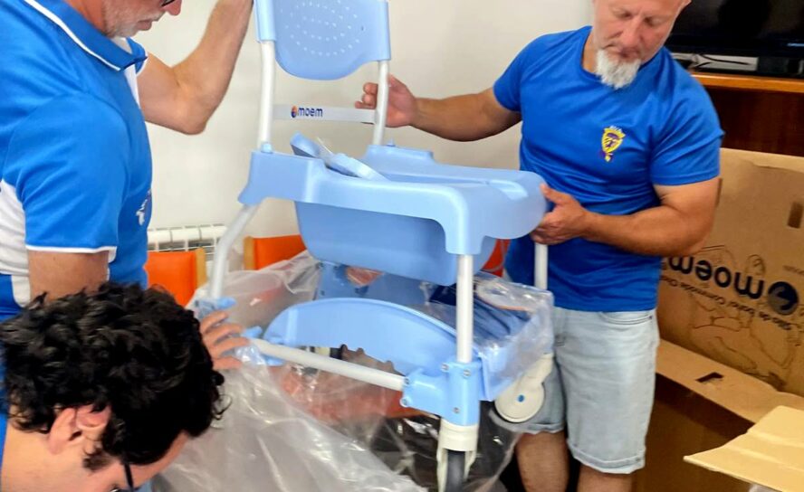 Veteranos de Alcains oferecem equipamentos para o Lar Major Rato
