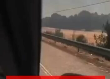 Um incêndio deflagrou na tarde deste sábado