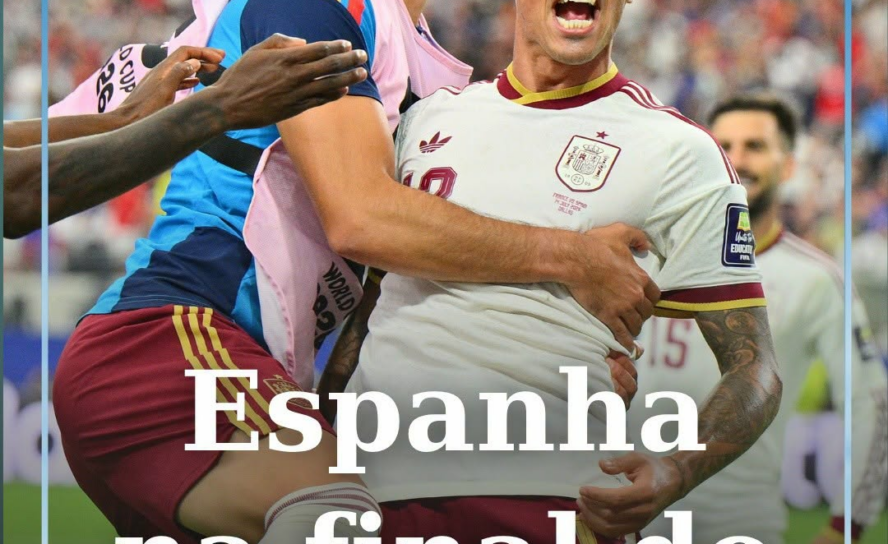 A Espanha venceu esta terça-feira a França por 2-0 e garantiu um lugar na final