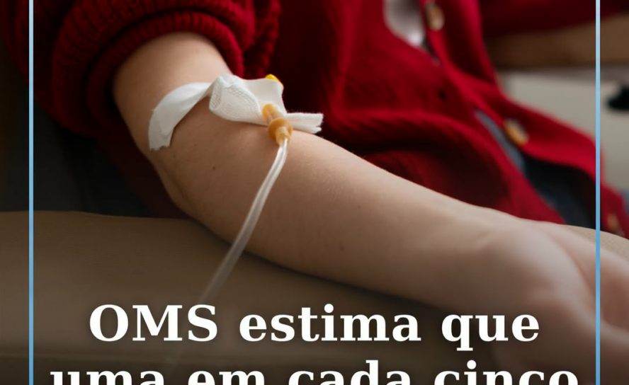 A Organização Mundial da Saúde (OMS) estima que uma em cada cinco pessoas desenv