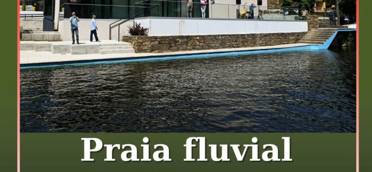 A Praia Fluvial de Almaceda está temporariamente interdita a banhos