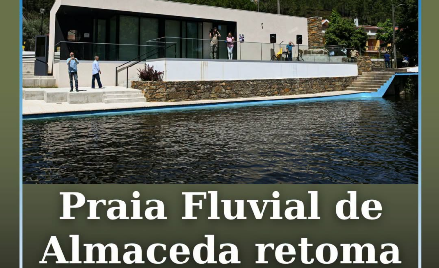 A Praia Fluvial de Almaceda voltou a estar autorizada para a prática balnear