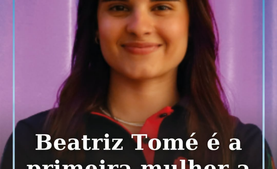 A albicastrense Beatriz Tomé, de 21 anos