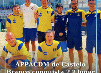 A equipa da APPACDM de Castelo Branco participou no II Torneio de Futebol de Pra