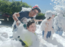 APPACDM realiza festa da espuma