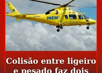 Dois militares da GNR sofreram ferimentos ligeiros na sequência de uma colisão e