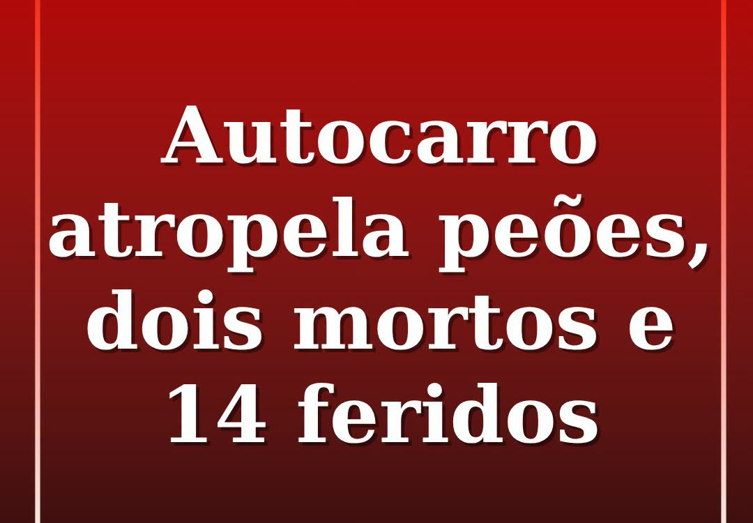Duas pessoas morreram e pelo menos 14 ficaram feridas