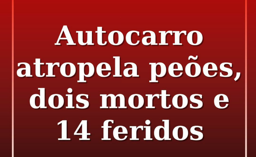 Duas pessoas morreram e pelo menos 14 ficaram feridas