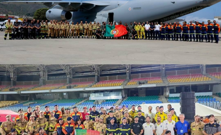 Equipa portuguesa regressa da missão de busca e salvamento na Venezuela
