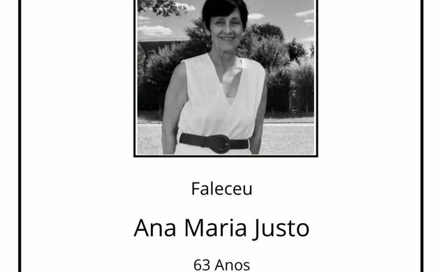 Faleceu Ana Maria Rodrigues Vicente Justo, aos 63