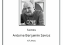 Faleceu Antoine Benjamin Savioz, de nacionalidade suíça e residente em Casegas.