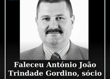 Faleceu António João Trindade Gordino, sócio n.º 3