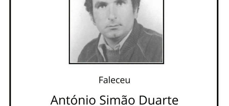 Faleceu António Simão Duarte, aos 73 anos, natural de Maxial da Ladeira