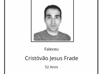 Faleceu Cristovão de Jesus Frade, aos 52 anos, natural de França.