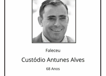 Faleceu Custódio Antunes Alves, aos 68 anos, natural de Oleiros.