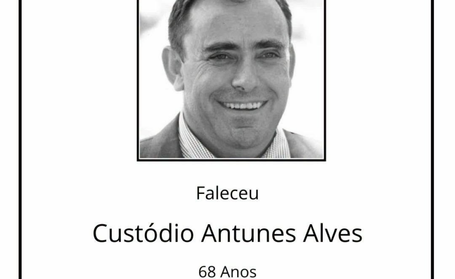 Faleceu Custódio Antunes Alves, aos 68 anos, natural de Oleiros.
