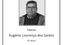 Faleceu Eugénio Lourenço Marques dos Santos, aos 61 anos