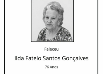 Faleceu Ilda Fatelo Santos Gonçalves, de 76 anos.