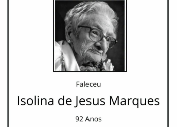 Faleceu Isolina de Jesus Marques, aos 92 anos, natural de Lentiscais