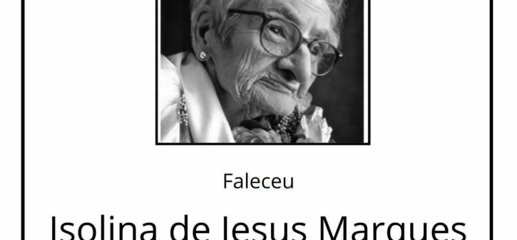 Faleceu Isolina de Jesus Marques, aos 92 anos, natural de Lentiscais