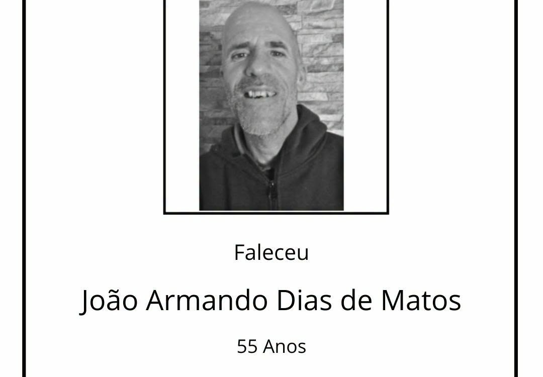 Faleceu João Armando Dias de Matos, aos 55 anos, natural do Peso, Covilhã.