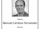 Faleceu Manuel Cardoso Fernandes, aos 94 anos, natural de Benquerenças