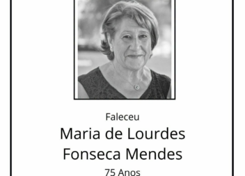 Faleceu Maria de Lourdes Fonseca Mendes, aos 75