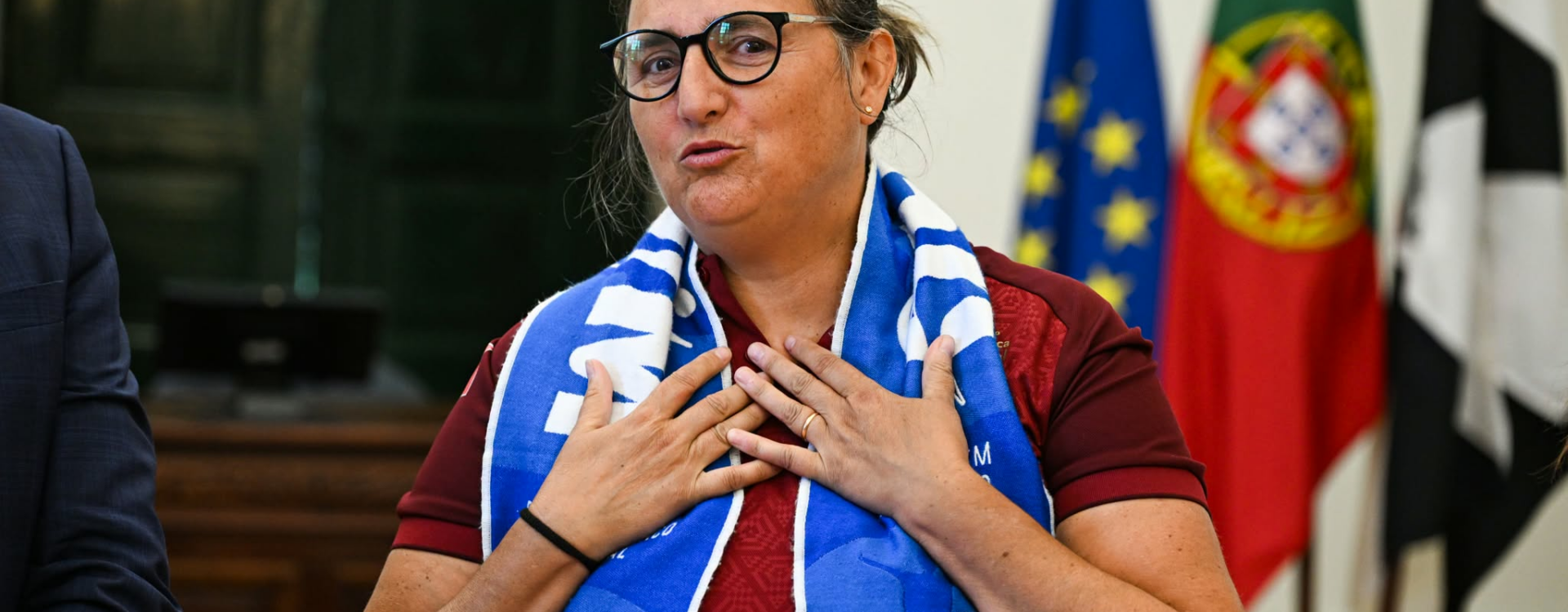 Homenagem à equipa da Albigym
