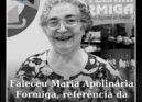 Maria Apolinária Morais Gadanho Matias, conhecida como Apolinária Formiga