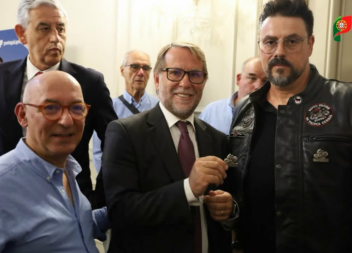 Moto Clube do Fundão participa na assinatura do protocolo da XI Peregrinação da